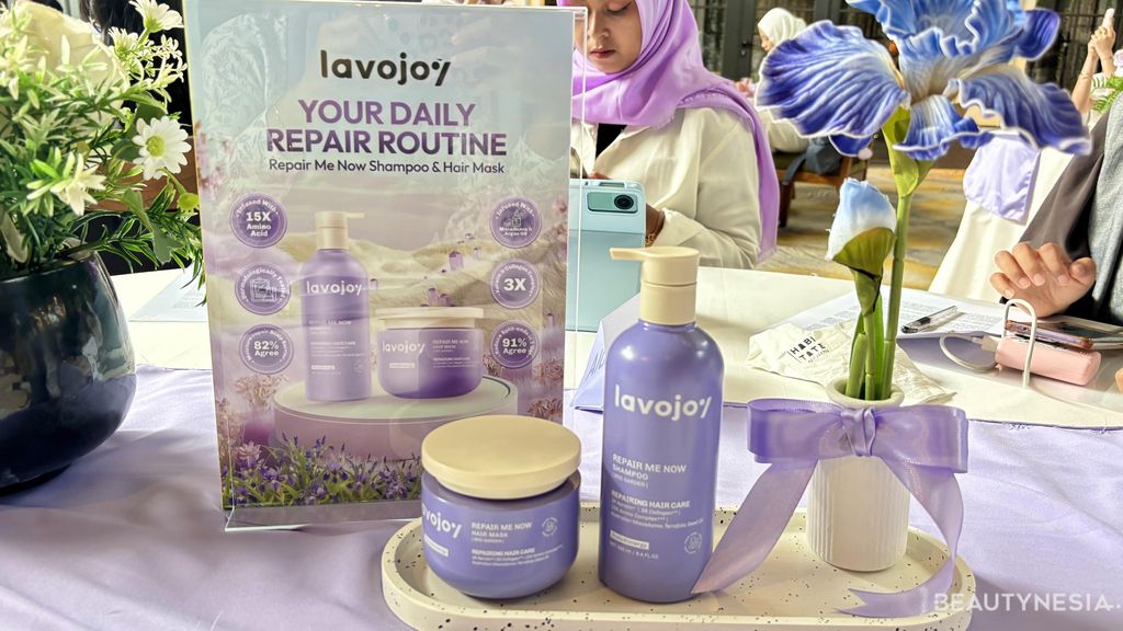 lavojoy hadirkan produk terbaru Repair Me Now Series: Shampoo dan Hair Mask.