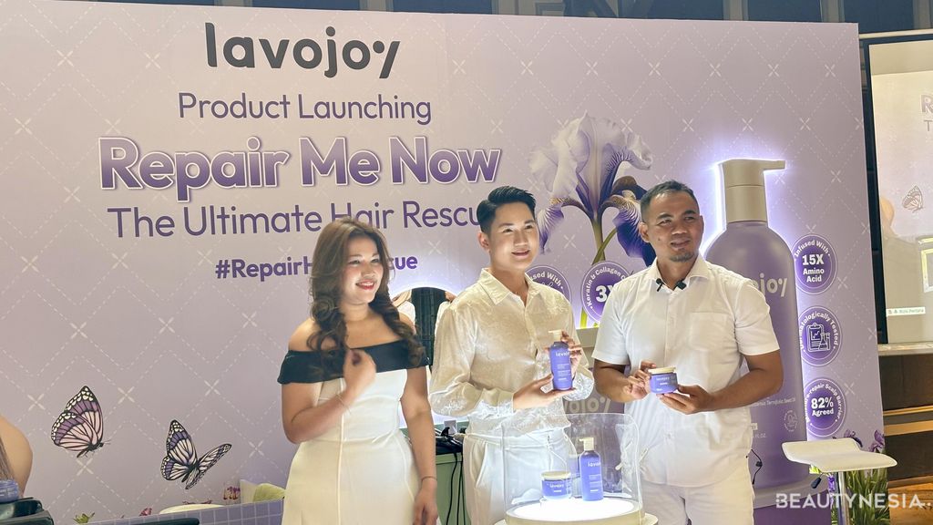 lavojoy hadirkan produk terbaru Repair Me Now Series: Shampoo dan Hair Mask.