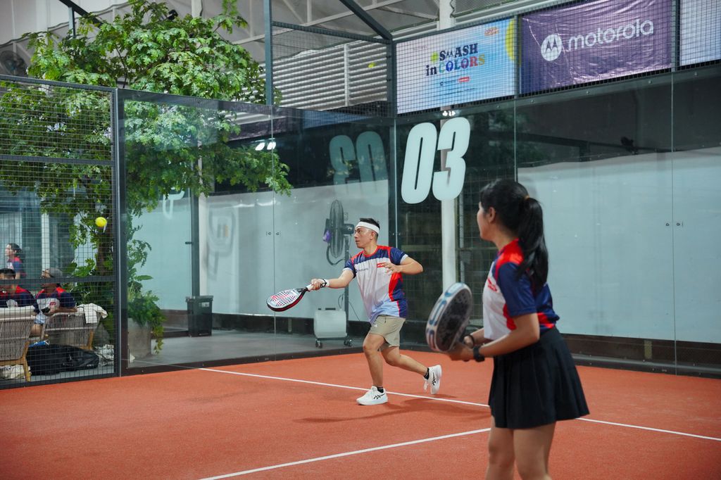 Padel Fun Match Smash in Colors with Motorola & Lenovo