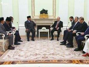 Di Hadapan Putin, Prabowo Ungkap Sudah Bertemu Pengusaha Rusia