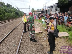 Pria Tewas Tertemper Kereta di Ciputat, Ditemukan Secarik Surat