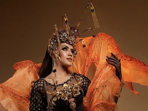 Rinanda Aprillya Kenakan Kostum Nasional Bertema Ubur-ubur di Miss Charm 2025