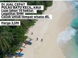 Heboh Pulau Batu Kecil di Lampung Dijual Rp 3,5 Miliar