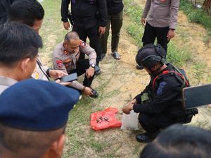 Jibom Musnahkan Granat yang Ditemukan Nelayan Bangka Barat
