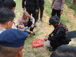 Jibom Musnahkan Granat yang Ditemukan Nelayan Bangka Barat