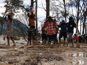 Papua Pegunungan Diterjang Banjir dan Longsor, Warga Mulai Dapat Bantuan