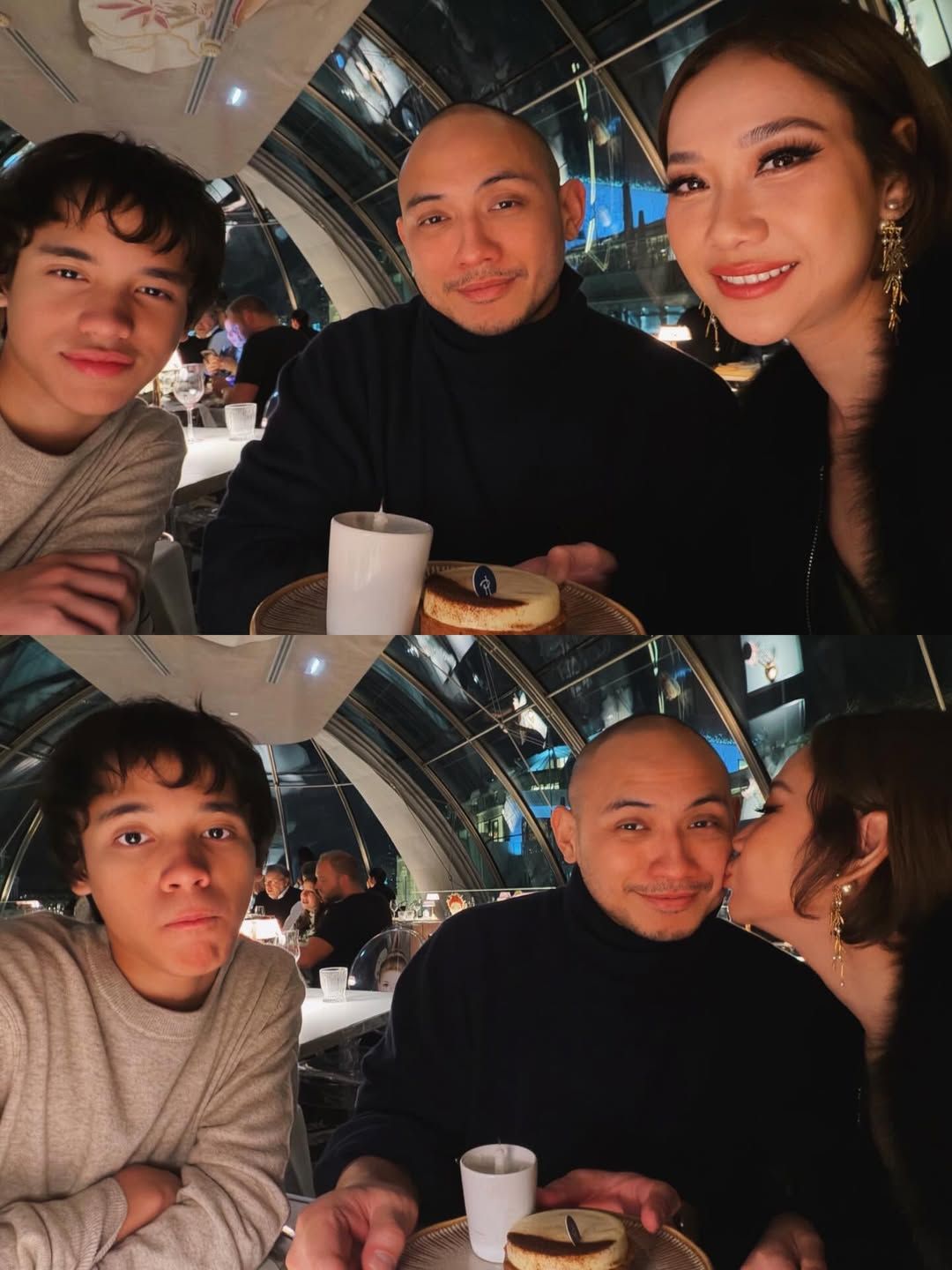 BCL, Tiko, dan Noah liburan di Paris