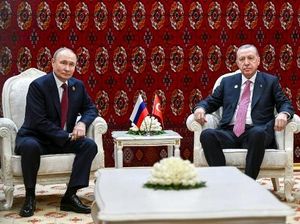 Bertemu Putin, Erdogan Serukan Gencatan Senjata Terbatas Rusia-Ukraina