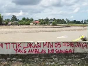 MIN 5 Pidie Jaya Hilang Disapu Banjir, Lokasi Berubah jadi Sungai