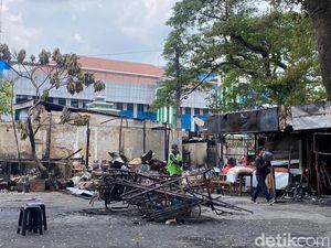 Polda Metro Berikan Bantuan Ringankan Pedagang di Kalibata