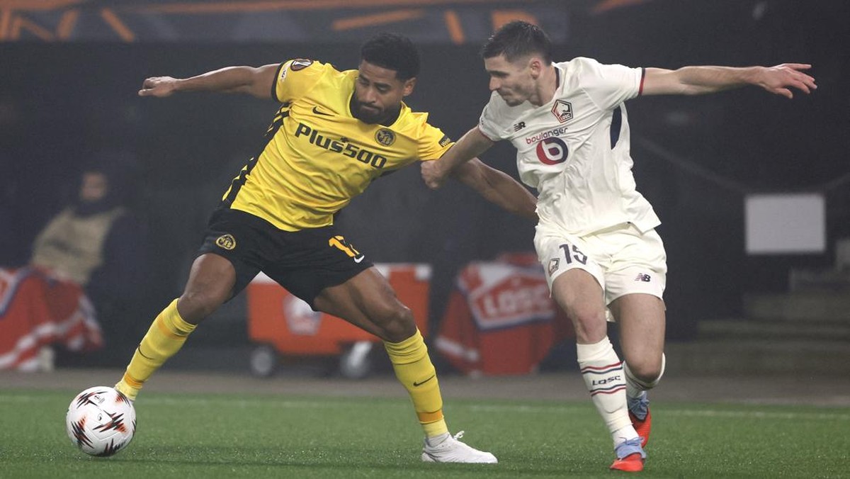 Hasil Young Boys vs Lille di Liga Europa. (Foto: REUTERS/Stefan Wermuth)