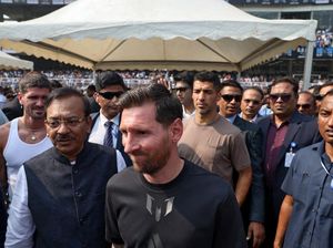 Video: Kunjungan Messi di Kolkata India Cuma 20 Menit, Penggemar Ngamuk!