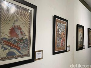 Menjaga Laut hingga Gunung dalam Goresan Wayang Kamasan ISI Bali