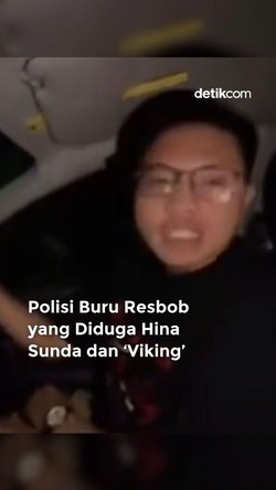 Video Polisi Buru Resbob yang Diduga Hina Sunda dan Viking