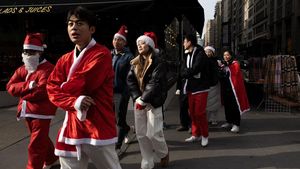 SantaCon Kembali Digelar, New York Diselimuti Nuansa Natal