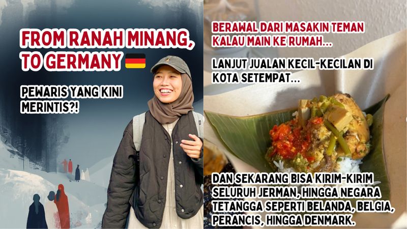 Wanita Minang Ini Sukses Jualan Nasi Padang di Jerman, Segini Harganya