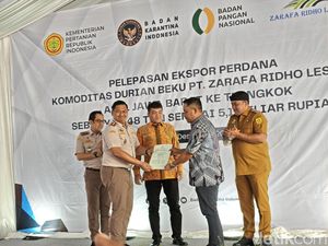 Durian Lokal Bogor Tembus Pasar Tiongkok, 48 Ton Diekspor Perdana