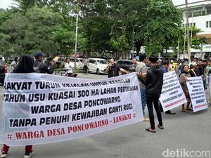 Video: Tuntut Ganti Rugi Lahan, Warga Poncowarno Gelar Demo di USU