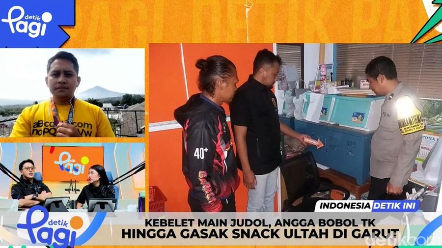Video: Kebelet Main Judol, Angga Bobol TK hingga Gasak Snack Ultah di Garut