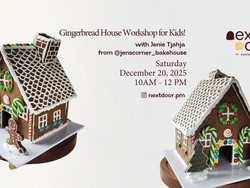 Aktivitas Liburan Kreatif dan Seru di Jakarta di Gingerbread House Workshop for Kids