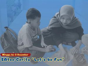 Satoe Atap Lets Be Fun Latih Adik-adik Berekspresi Lewat Tulisan