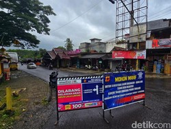 Lima Titik Longsor Putus Jalur Bagbagan-Kiaradua Sukabumi