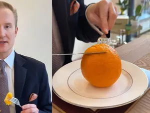 Elegan atau Repot? Pakar Etiket Tunjukkan Cara Makan Jeruk Pakai Pisau