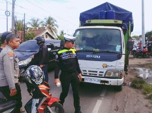 Dua Motor Adu Kambing di Jalinsum Muara Enim, 1 Orang Tewas-2 Luka Berat