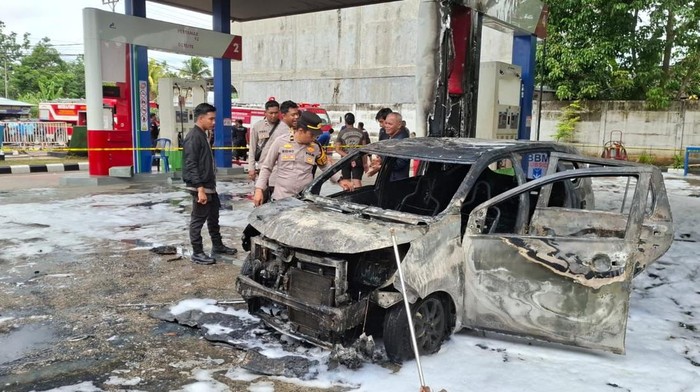 Pertamina Investigasi Mobil Pelansir Terbakar Saat Isi BBM di SPBU Bungo