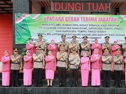 Polres Kepulauan Meranti Gelar Sertijab Wakapolres hingga Kapolsek