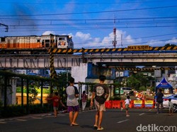 Momen Langka Jembatan Kewek Kini Jadi Tempat Bermain Anak Jogja
