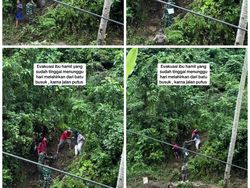 Viral Evakuasi Ibu Hamil di Padang Jelang Lahiran, Jalan Putus Akibat Banjir