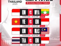 Link Live Streaming Futsal Indonesia vs Thailand SEA Games 2025 Hari Ini