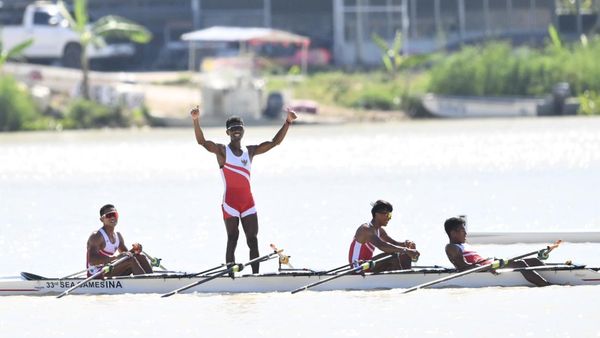 Tim Dayung Putra Indonesia Sabet Emas Quadruple Sculls SEA Games 2025