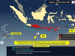 Bibit Siklon 93S Kian Aktif, Waspada Cuaca Ekstrem di Jawa hingga NTT!