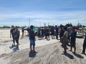 Polisi Gerebek Tambang Timah Ilegal di Bangka Barat, 6 Pekerja Diamankan