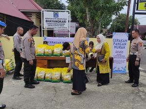 Polres Kuansing Percepat Penyaluran Beras SPHP, Realisasi Tercapai 122 Ton