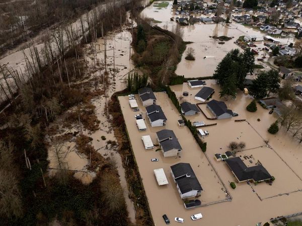 Sungai Atmosfer Terjang Washington, Permukiman Terendam Banjir