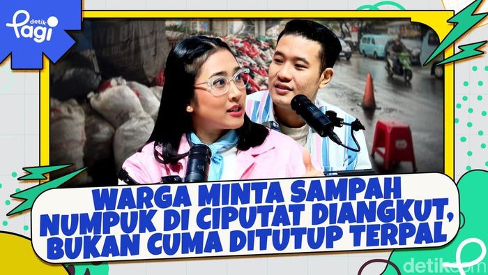 Video: Warga Minta Sampah Numpuk di Ciputat Diangkut, Bukan Cuma Ditutup Terpal