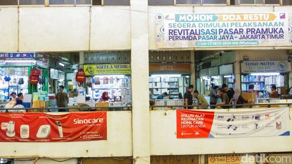 Geliat Pasar Pramuka yang Bakal Direvitalisasi
