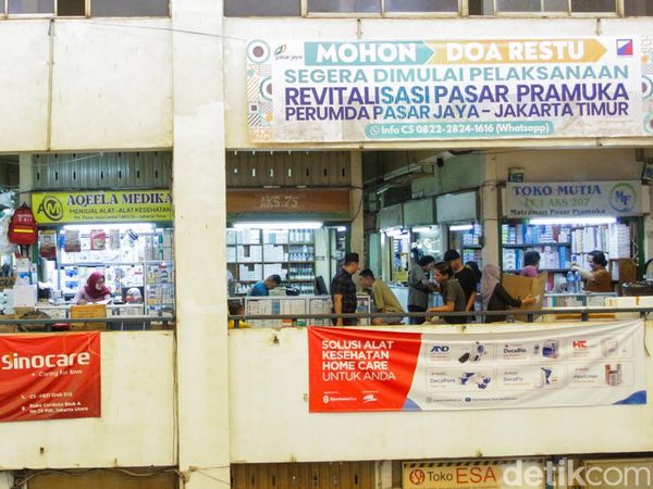 Geliat Pasar Pramuka yang Bakal Direvitalisasi