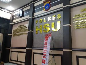 Pemeriksaan Terkait OTT KPK di Polres HSU Dijaga Ketat