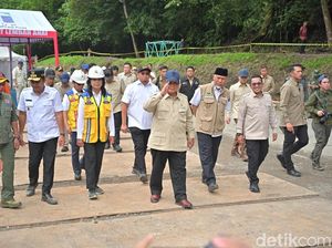 Prabowo Cek Langsung Perbaikan 2 Infrastruktur Penting di Sumbar