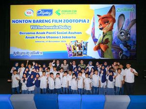 Produsen Es Krim Joyday Ajak Anak Panti Asuhan Nobar Film Zootopia 2