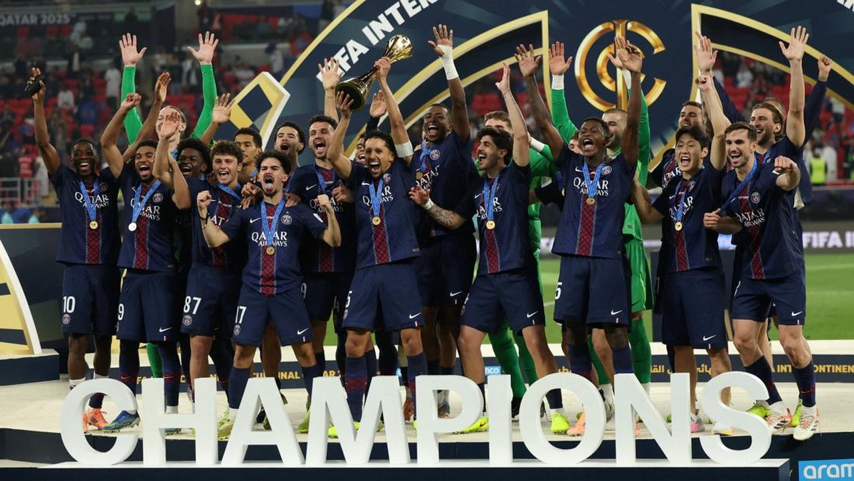 Paris Saint-Germain juara Piala Interkontinental 2025 (Foto: REUTERS/Mohammed Salem)