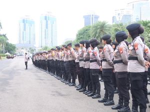 2.154 Personel Polisi Kawal Demo Nelayan di Silang Monas Hari Ini