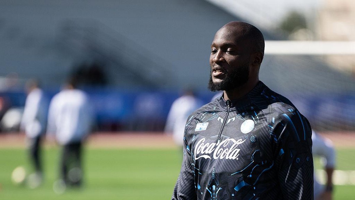 Romelu Lukaku sudah berlatih lagi bareng Napoli, bisa main di Piala Super Italia? (SSC NAPOLI via Getty Images/SSC NAPOLI)