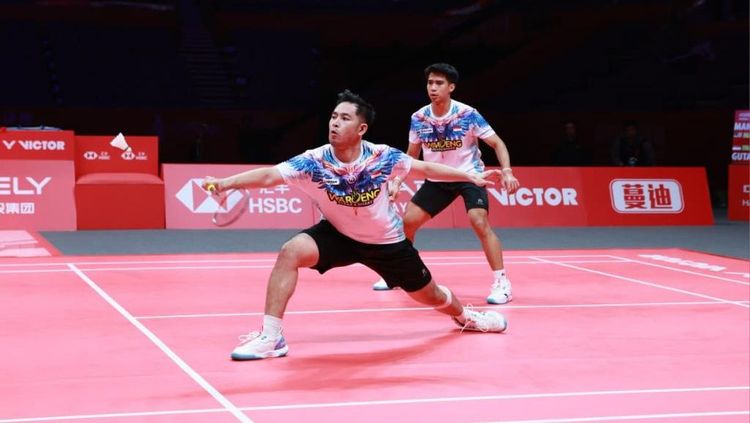 Langkah Sabar/Reza Terhenti di BWF World Tour Finals 2025 Usai Dikalahkan Kim/Seo