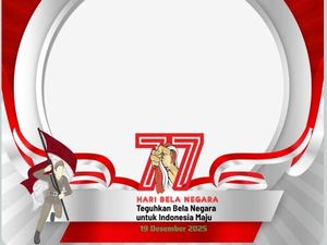 10 Twibbon Hari Bela Negara 2025 Terbaru, Desain Menarik dan Siap Pakai!