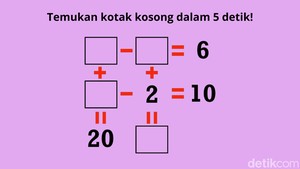 Jangan Ngaku Jago Matematika kalau Tak Bisa Jawab Soal Ini Hitungan Detik!